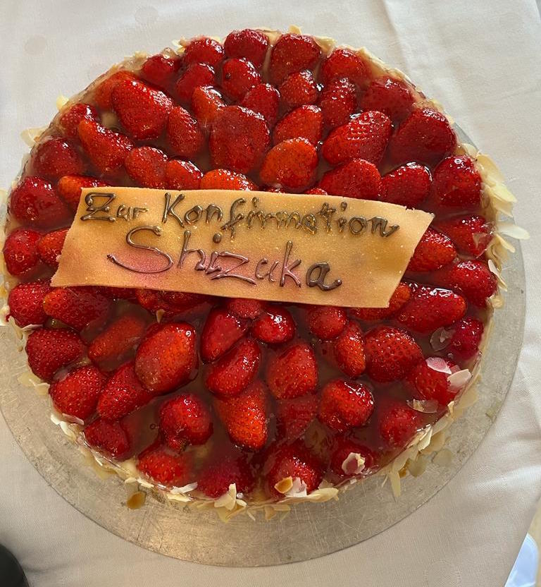 Torte zur Konfirmation normal