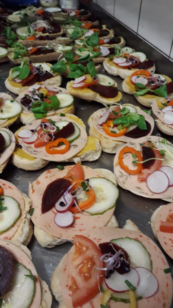 belegte Brötchen Wurst